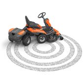 Husqvarna R200iX Battery Outfront Rider 