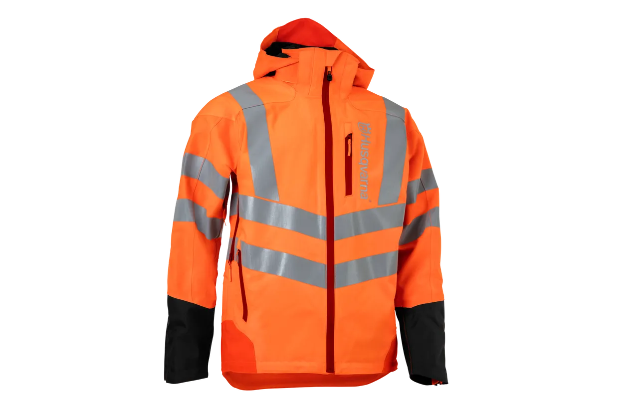 Husqvarna Rain Jacket Vent High Vis, Technical