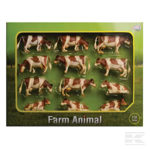 571968 Cows red / white Set