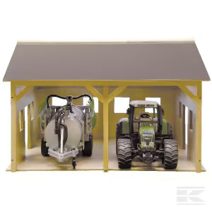 610338 Shed for 2xTractor