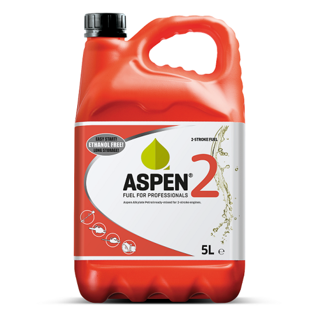 Aspen 2 is alkylate petrol premixed at 50:1