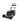 A EGO brand self-propelled mower with a black, green, and gray color scheme, featuring a large collection bag and a 50cm cutting deck. Greenstripe