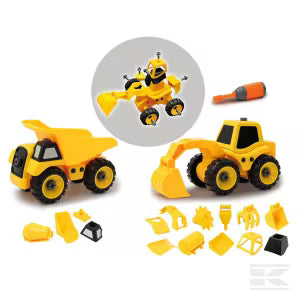 JA405168 Construction vehicles set 9in2