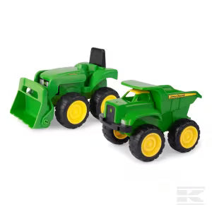 John Deere tractor and dumper play set
