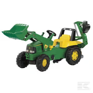 R81107 John Deere with front loader and backhoe