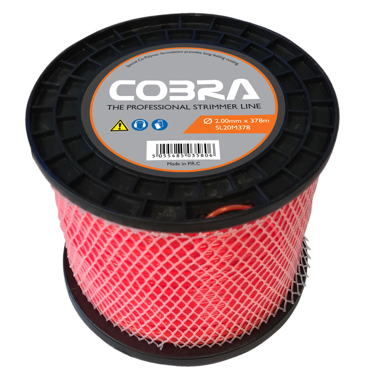 Cobra 2.0mm x 378m Round Professional Strimmer Line