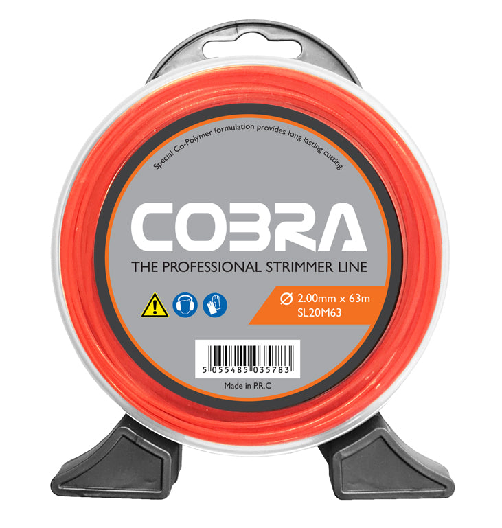 Cobra 2.0mm x 63m Round Professional Strimmer Line