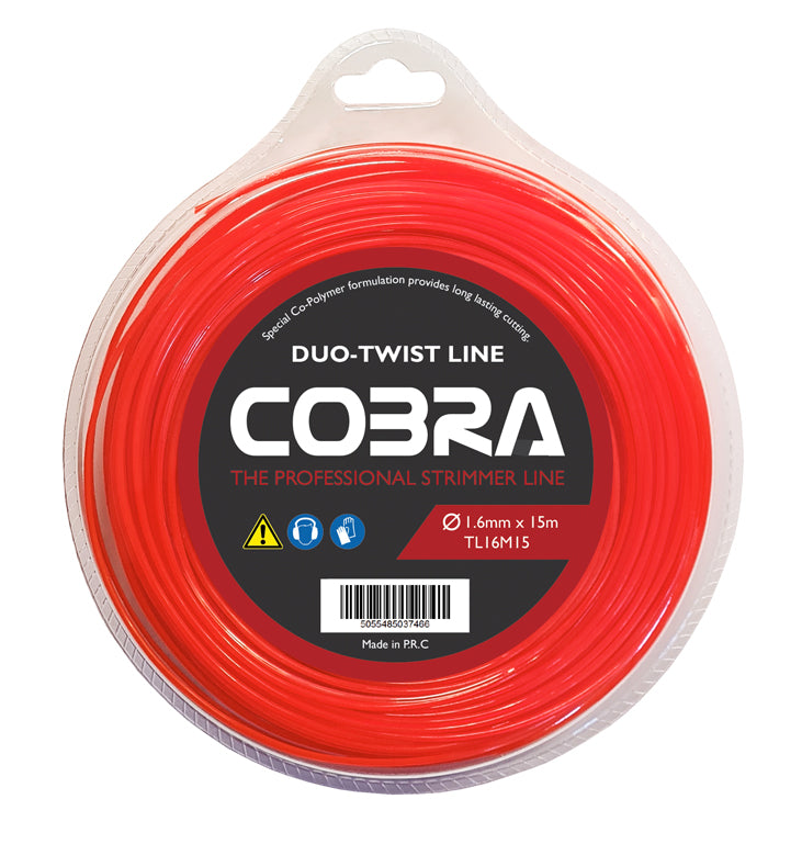 Cobra 1.65mm x 15m Twist Professional Strimmer Line