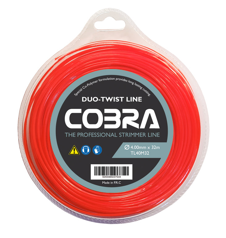 Cobra 4.0mm x 32m Twist Professional Strimmer Line