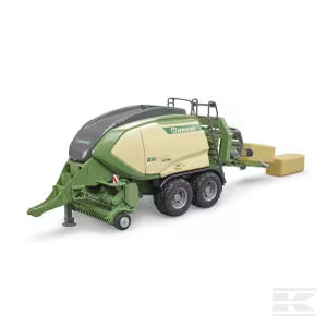 U02033 Krone Big Pack 1290 HDP VC with 2 square bales