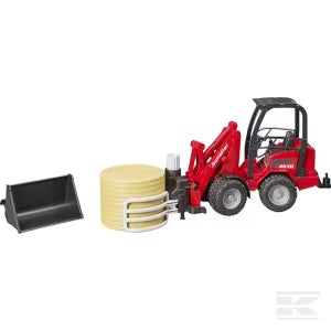 U02192 Schäffer compact loader 2630 with bale grab