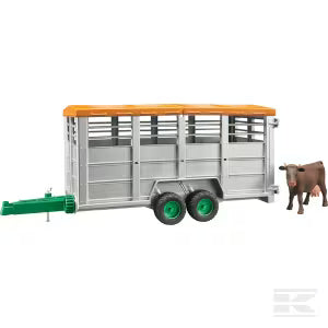 U02227 Cattle Trailer and Cow